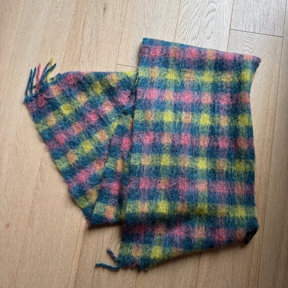 Andersson Bell Check-print scarf - Picture 2 of 4